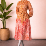 TIWA OMBRE SHIRT DRESS