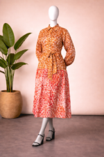TIWA OMBRE SHIRT DRESS
